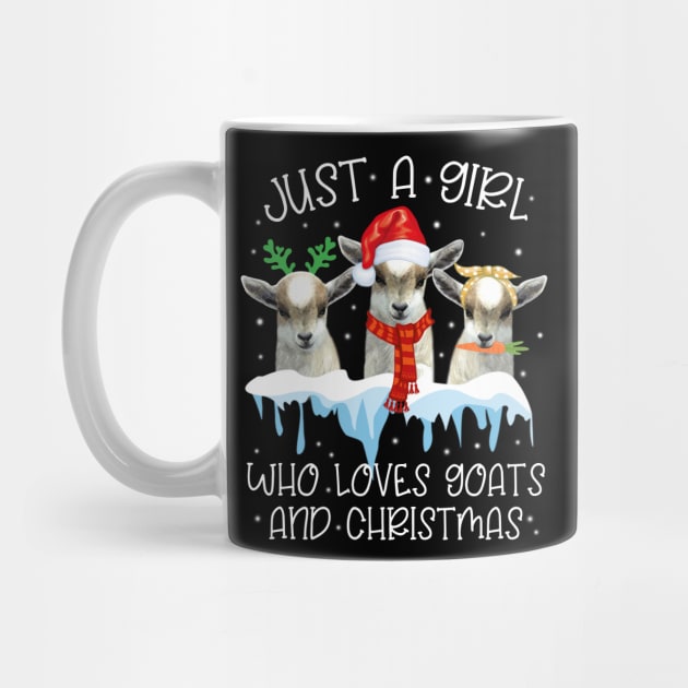 Just A Girl Who Loves Goats And Christmas by ROMANSAVINRST